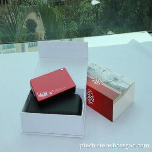 Li-polymer Battery, 5,000mAh Real Capacity Power Bank for iPhone 5V/1A;5V/2A